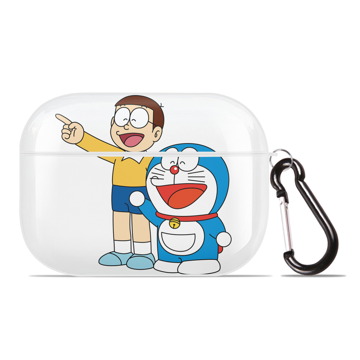 （画像用） ドラえもん 野比 のび太 Doraemon Nobita Nobi 【AirPods Pro用】ハードシェル保護ケース 耐衝撃・防指紋・カラビナ付き商品仕様
