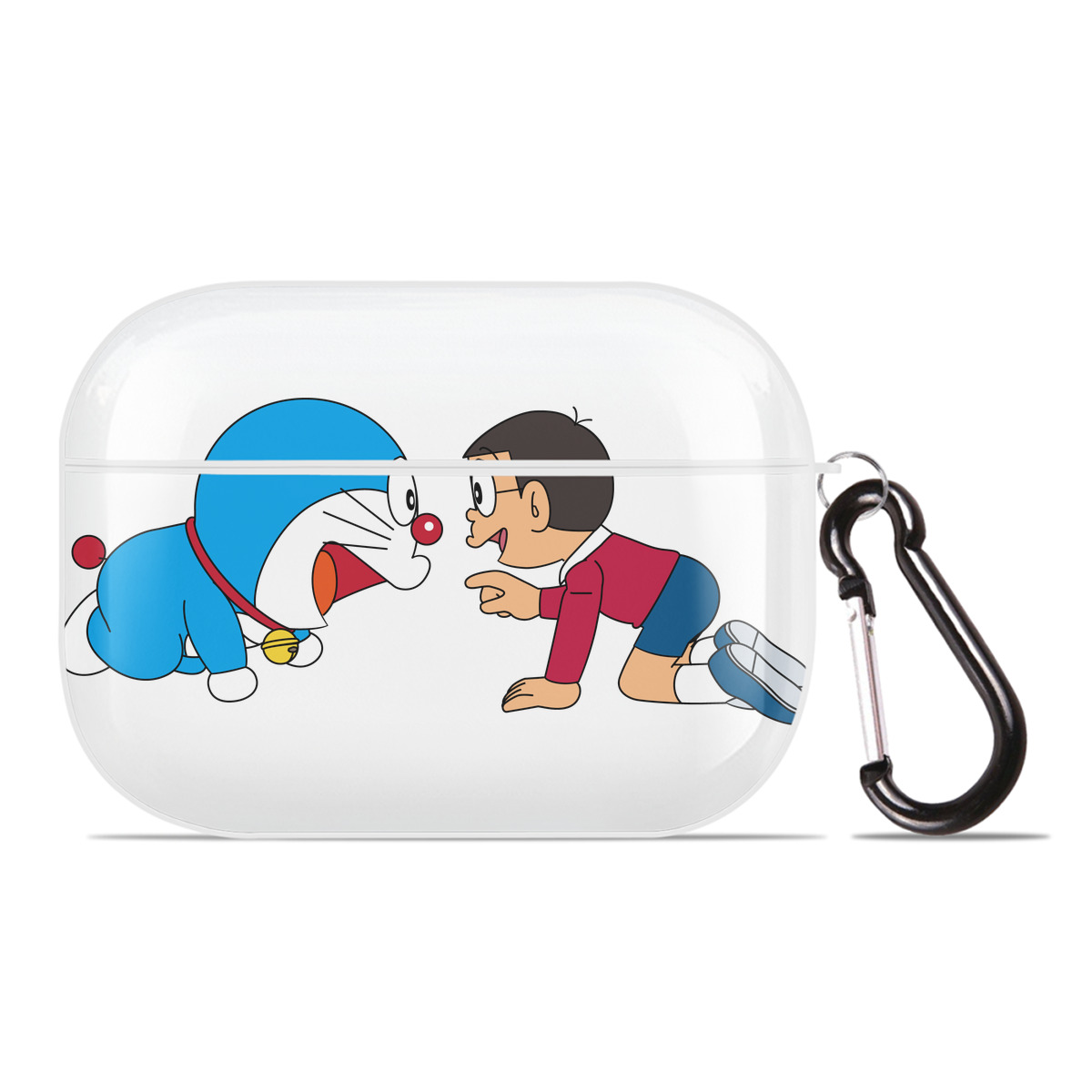 （画像用） ドラえもん 野比 のび太 Doraemon Nobita Nobi 【AirPods Pro用】ハードシェル保護ケース 耐衝撃・防指紋・カラビナ付き商品仕様