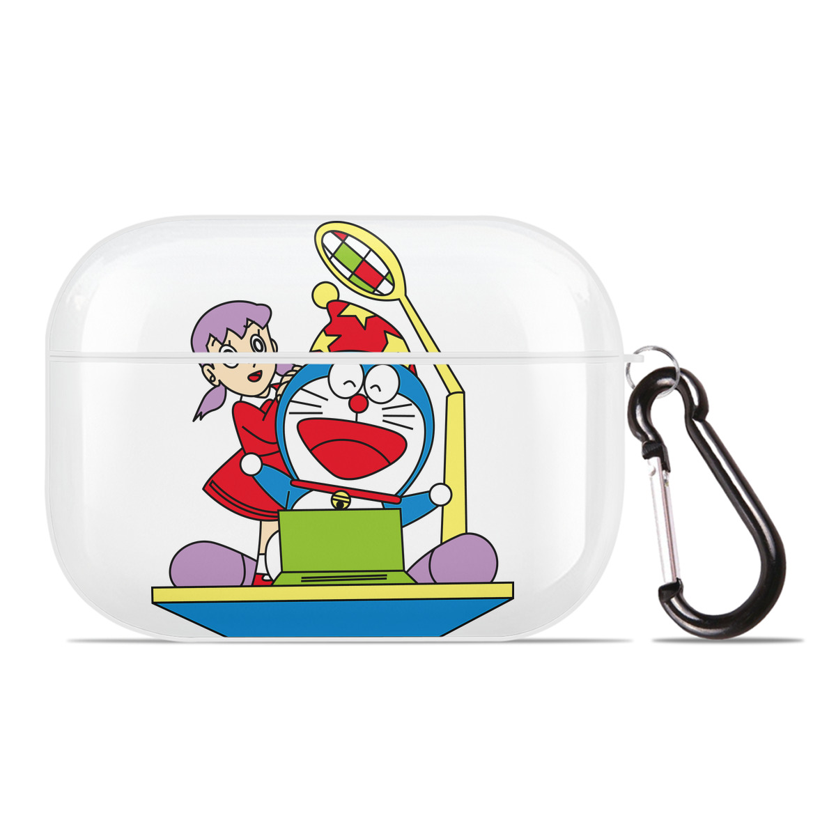 （画像用） ドラえもん みなもと しずか Doraemon Shizuka Minamoto 【AirPods Pro用】ハードシェル保護ケース 耐衝撃・防指紋・カラビナ付き商品仕様