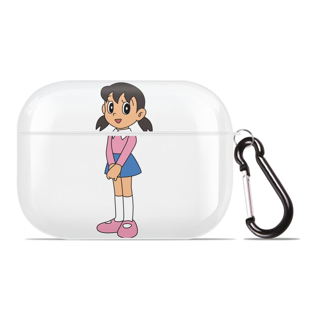 （画像用） ドラえもん みなもと しずか Doraemon Shizuka Minamoto 【AirPods Pro用】ハードシェル保護ケース 耐衝撃・防指紋・カラビナ付き商品仕様