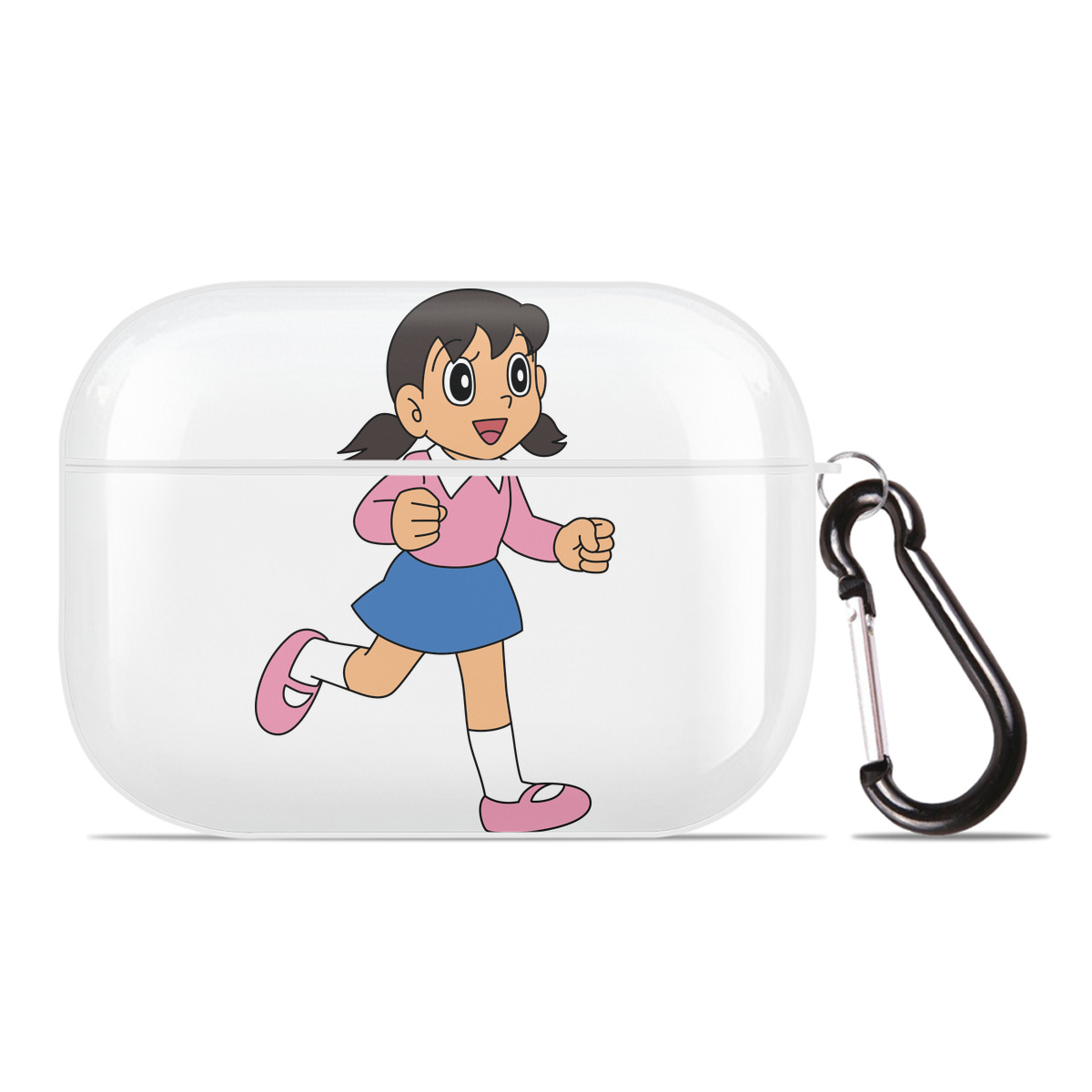 （画像用） ドラえもん みなもと しずか Doraemon Shizuka Minamoto 【AirPods Pro用】ハードシェル保護ケース 耐衝撃・防指紋・カラビナ付き商品仕様