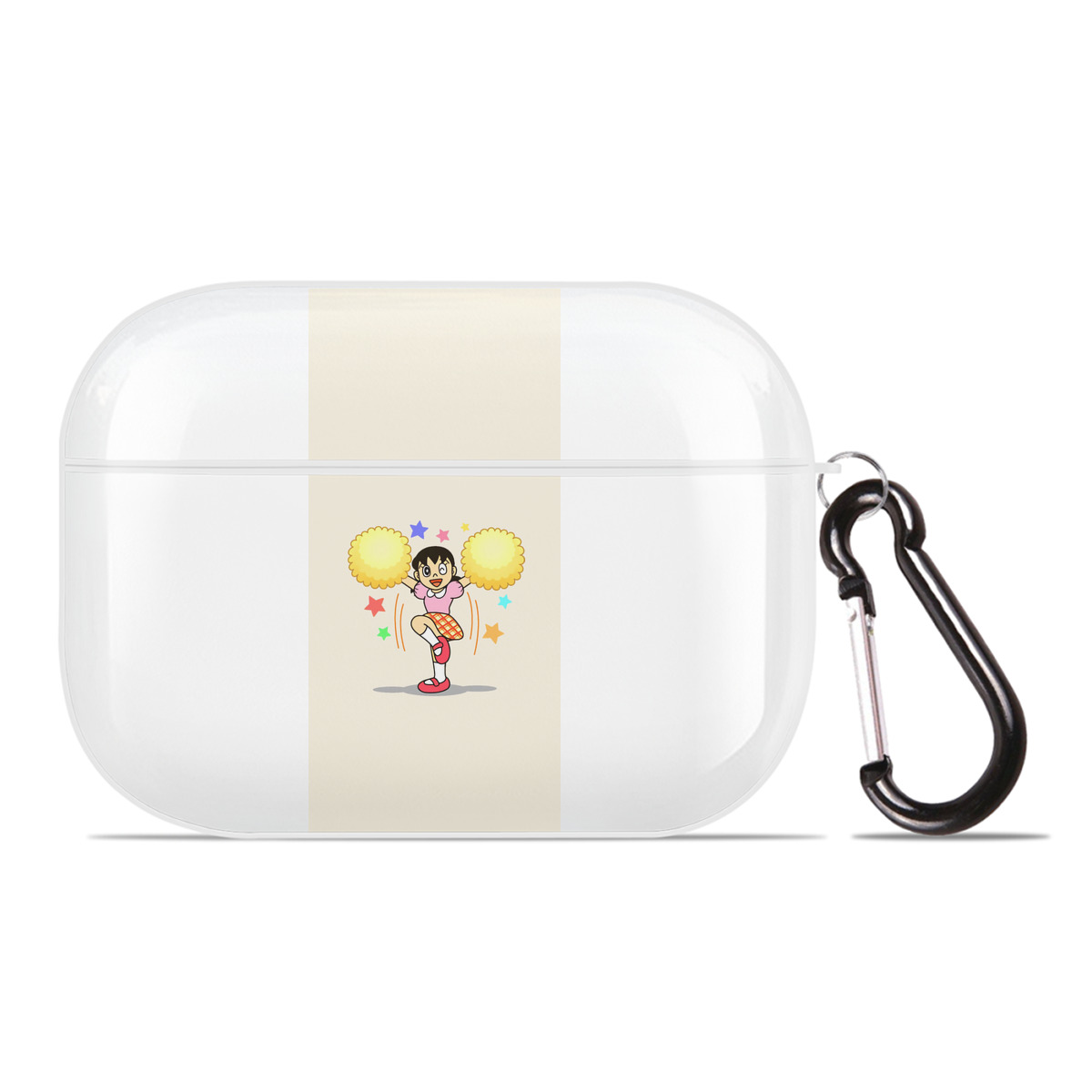 （画像用） ドラえもん みなもと しずか Doraemon Shizuka Minamoto 【AirPods Pro用】ハードシェル保護ケース 耐衝撃・防指紋・カラビナ付き商品仕様