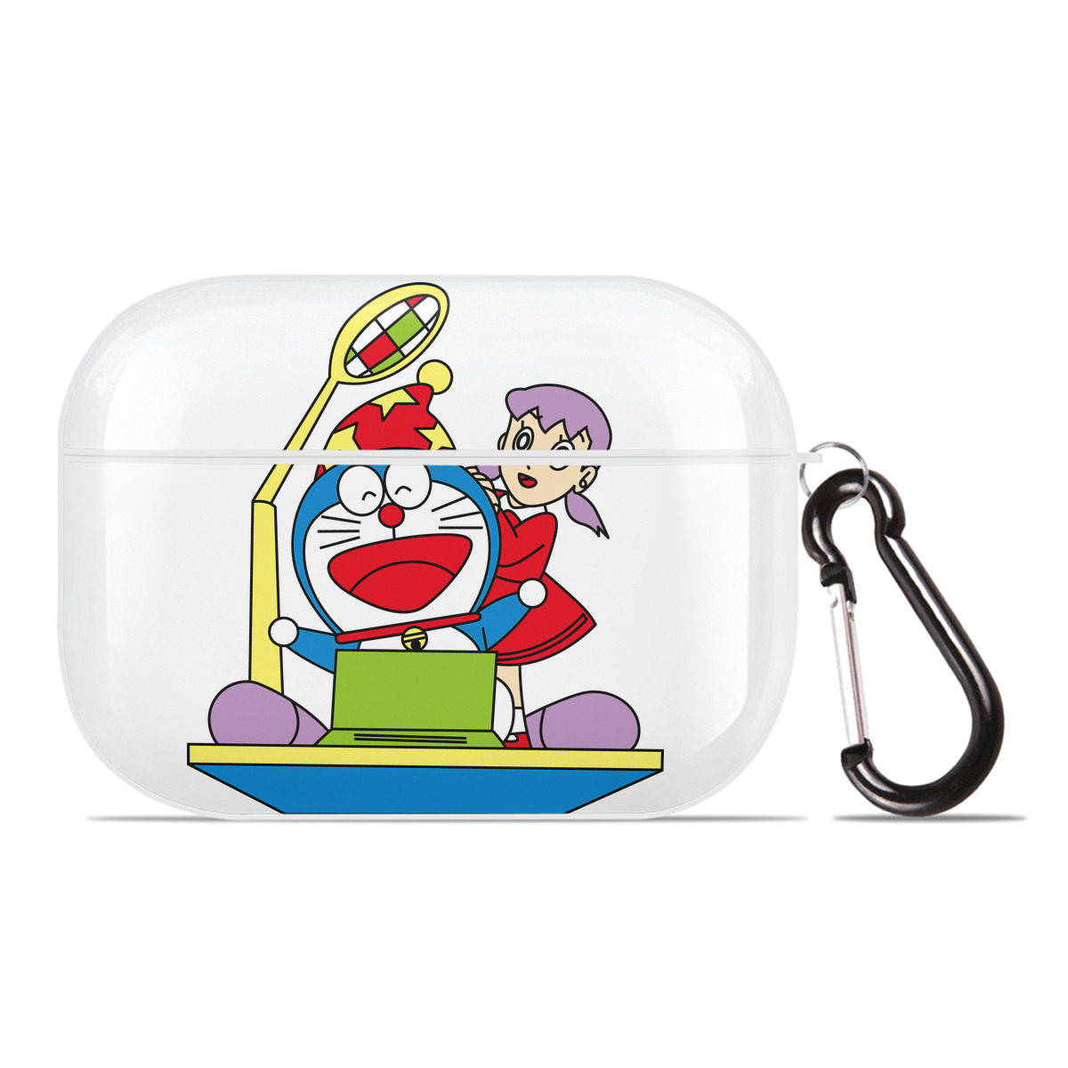 （画像用） ドラえもん みなもと しずか Doraemon Shizuka Minamoto 【AirPods Pro用】ハードシェル保護ケース 耐衝撃・防指紋・カラビナ付き商品仕様