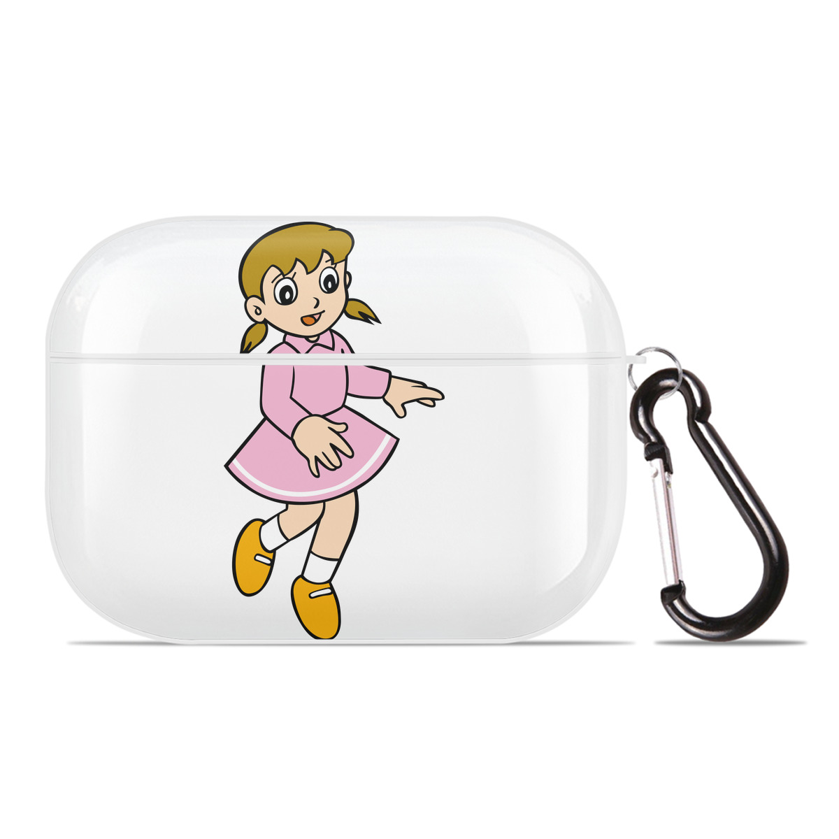 （画像用） ドラえもん みなもと しずか Doraemon Shizuka Minamoto 【AirPods Pro用】ハードシェル保護ケース 耐衝撃・防指紋・カラビナ付き商品仕様