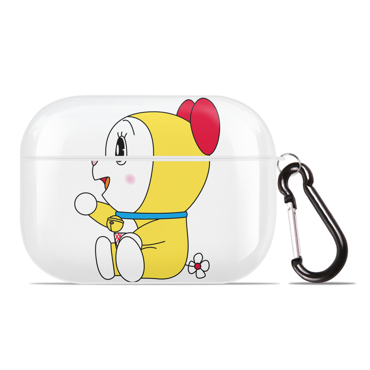 （画像用） ドラえもん ドラミ Doraemon Dorami 【AirPods Pro用】ハードシェル保護ケース 耐衝撃・防指紋・カラビナ付き商品仕様