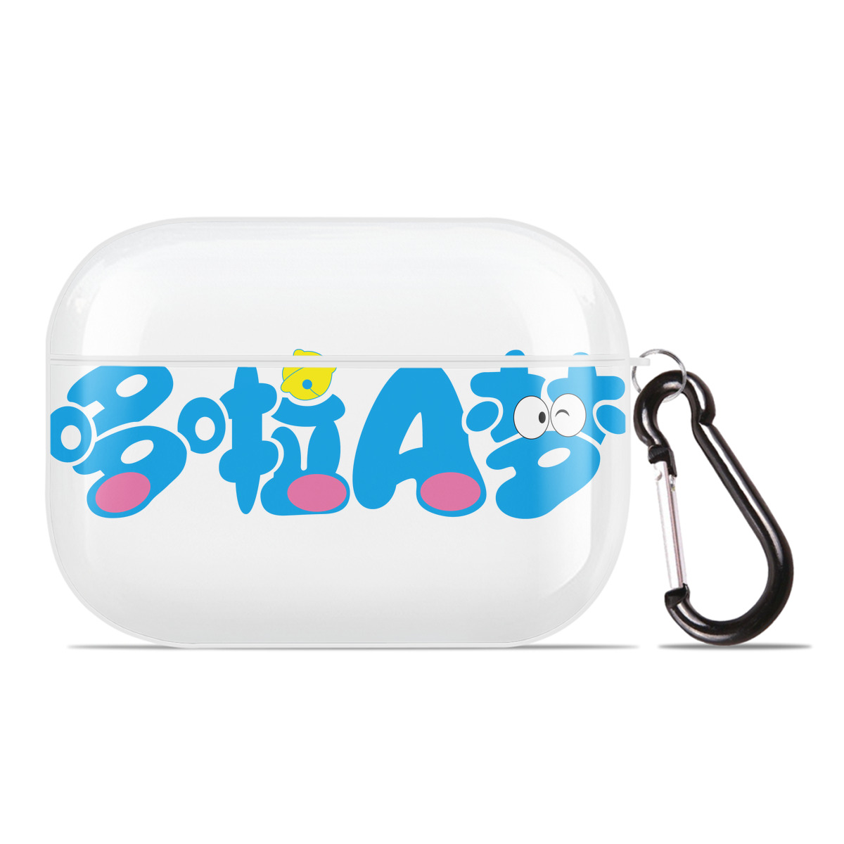 （画像用） ドラえもん Doraemon 【AirPods Pro用】ハードシェル保護ケース 耐衝撃・防指紋・カラビナ付き商品仕様