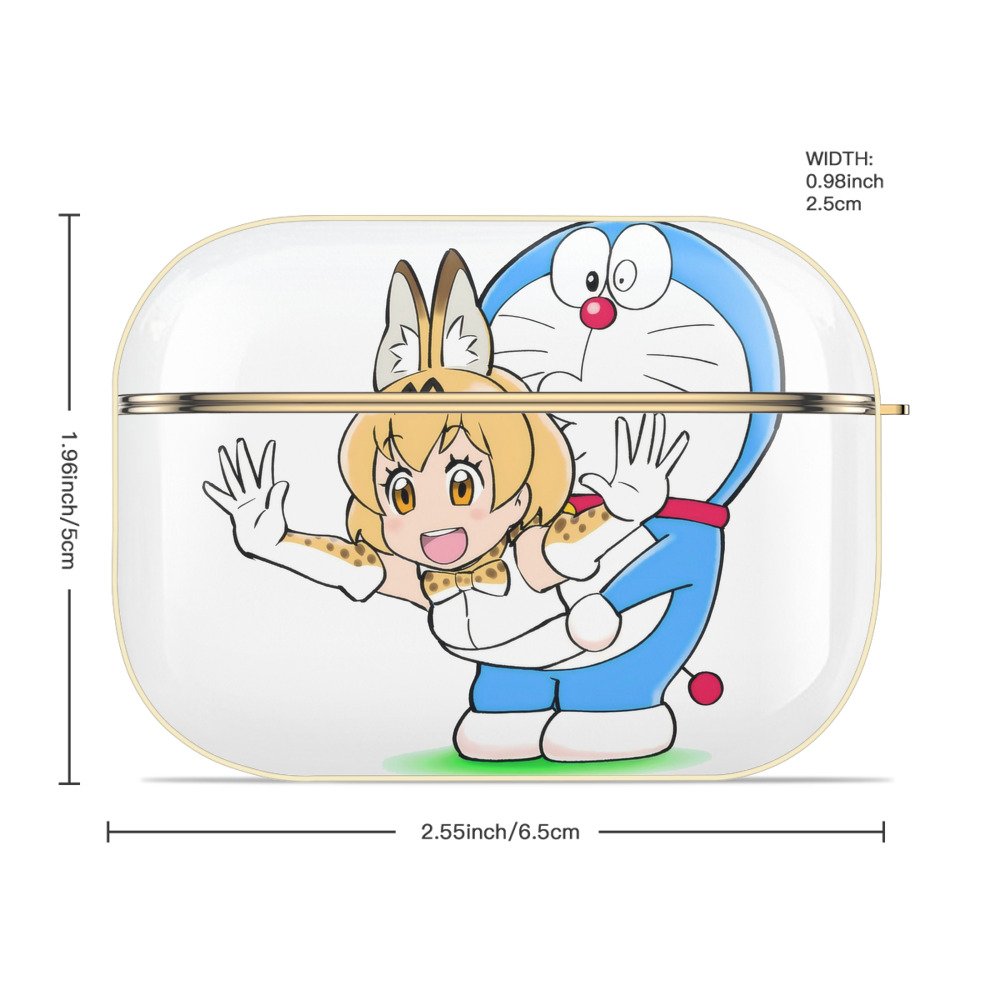 ドラえもん Doraemon 【AirPods Pro用】ハードシェル保護ケース｜耐衝撃・防指紋・カラビナ付き商品仕様