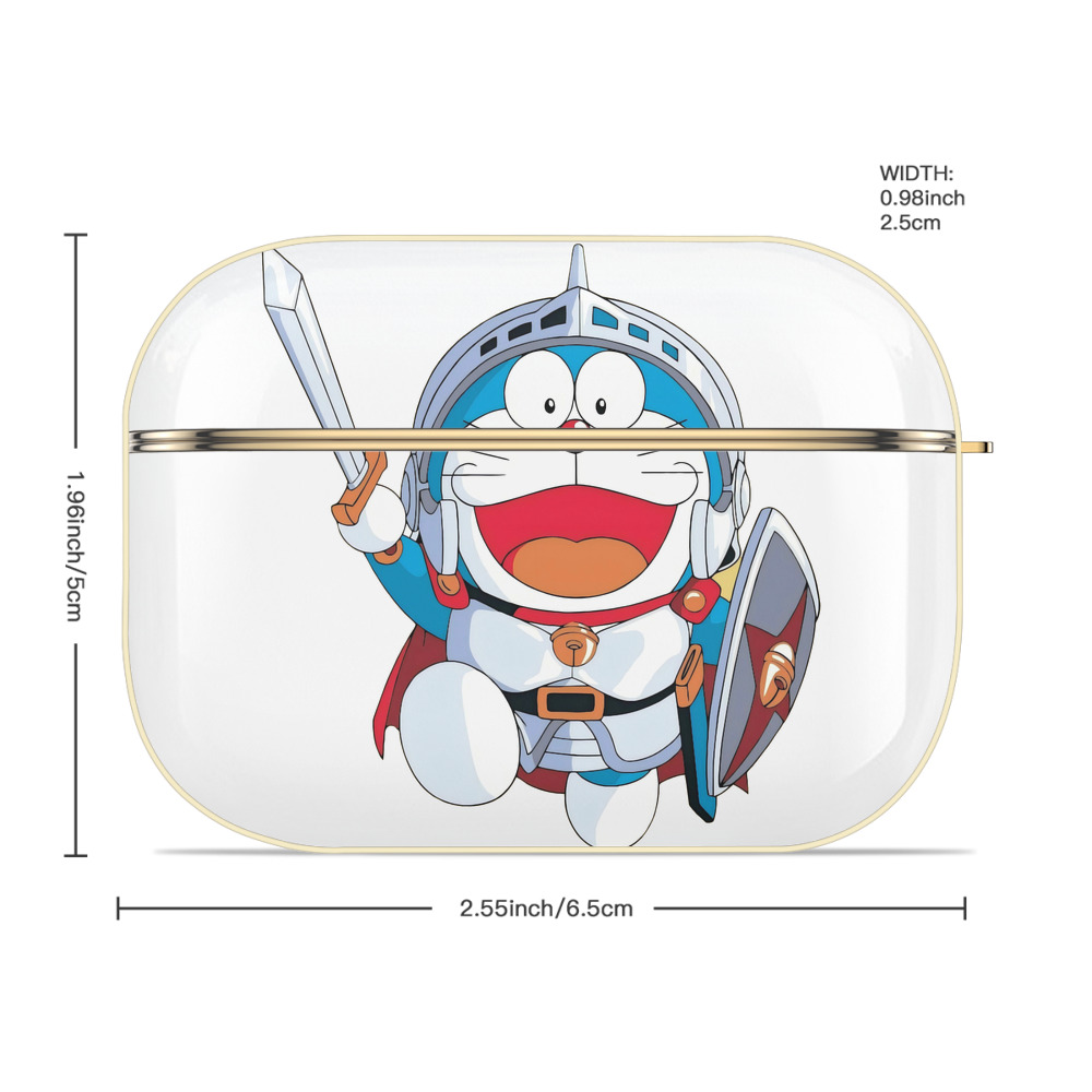 ドラえもん Doraemon 【AirPods Pro用】ハードシェル保護ケース｜耐衝撃・防指紋・カラビナ付き商品仕様