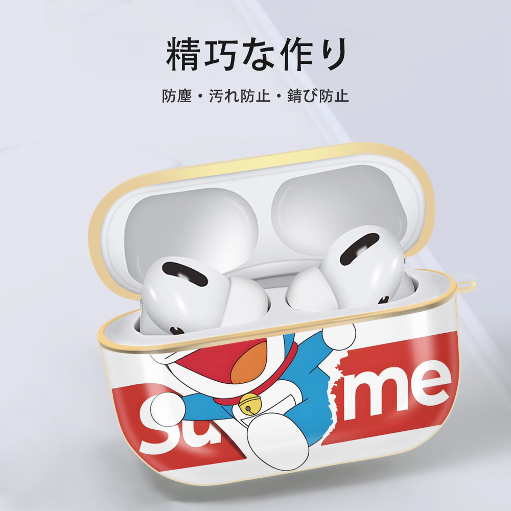 ドラえもん Doraemon 【AirPods Pro用】ハードシェル保護ケース｜耐衝撃・防指紋・カラビナ付き商品仕様