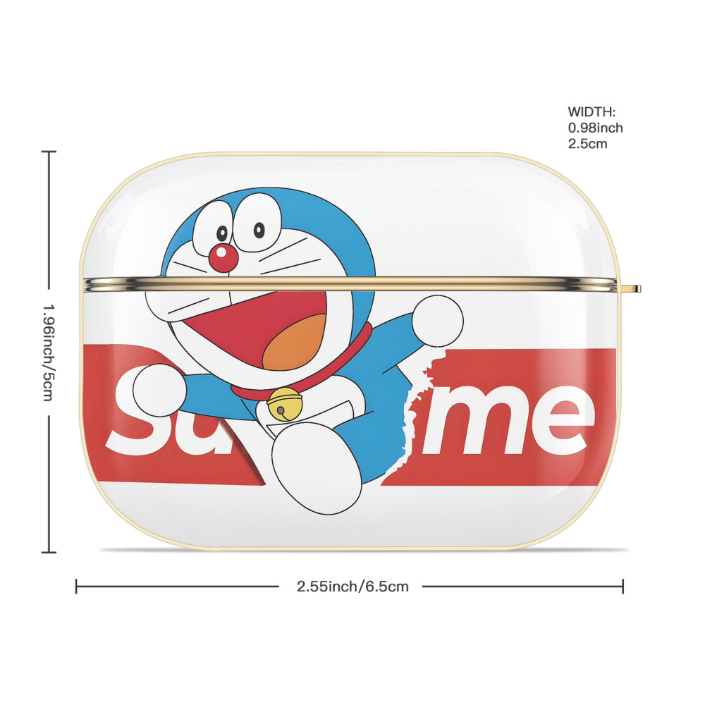 ドラえもん Doraemon 【AirPods Pro用】ハードシェル保護ケース｜耐衝撃・防指紋・カラビナ付き商品仕様