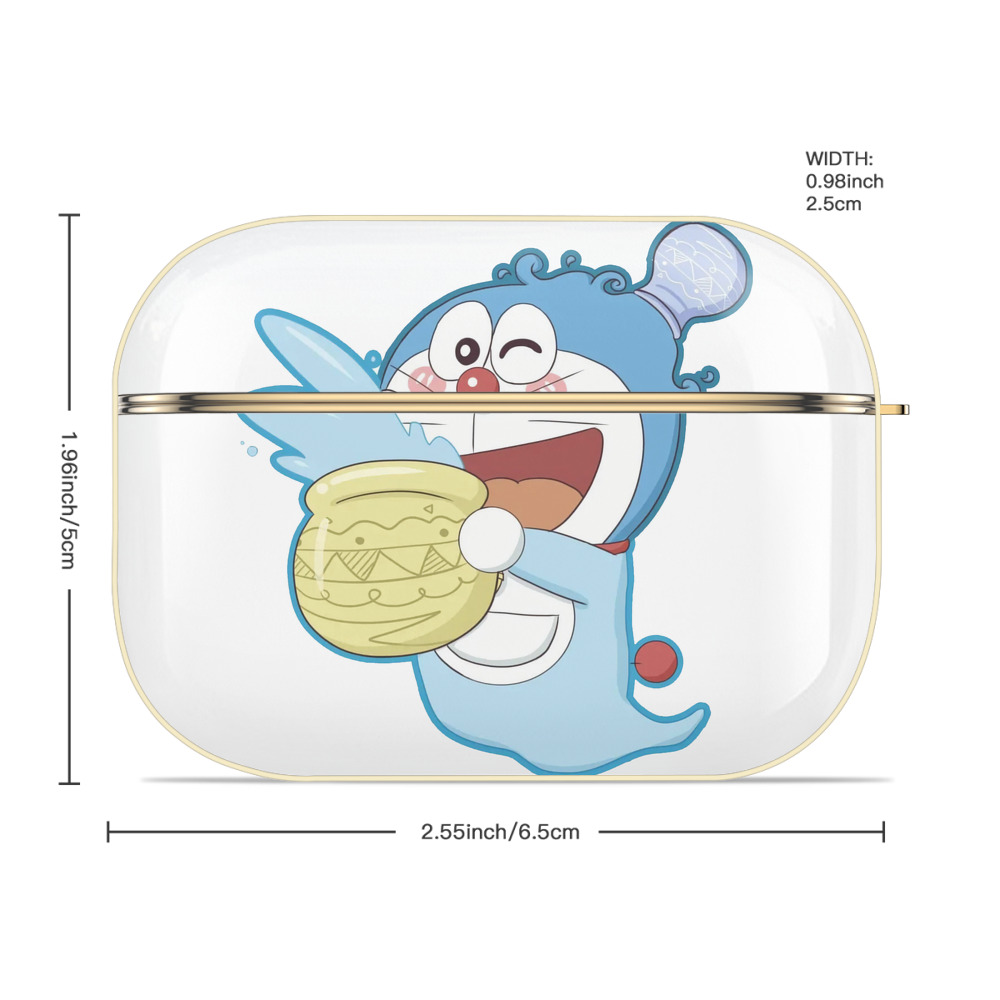 ドラえもん Doraemon 【AirPods Pro用】ハードシェル保護ケース｜耐衝撃・防指紋・カラビナ付き商品仕様