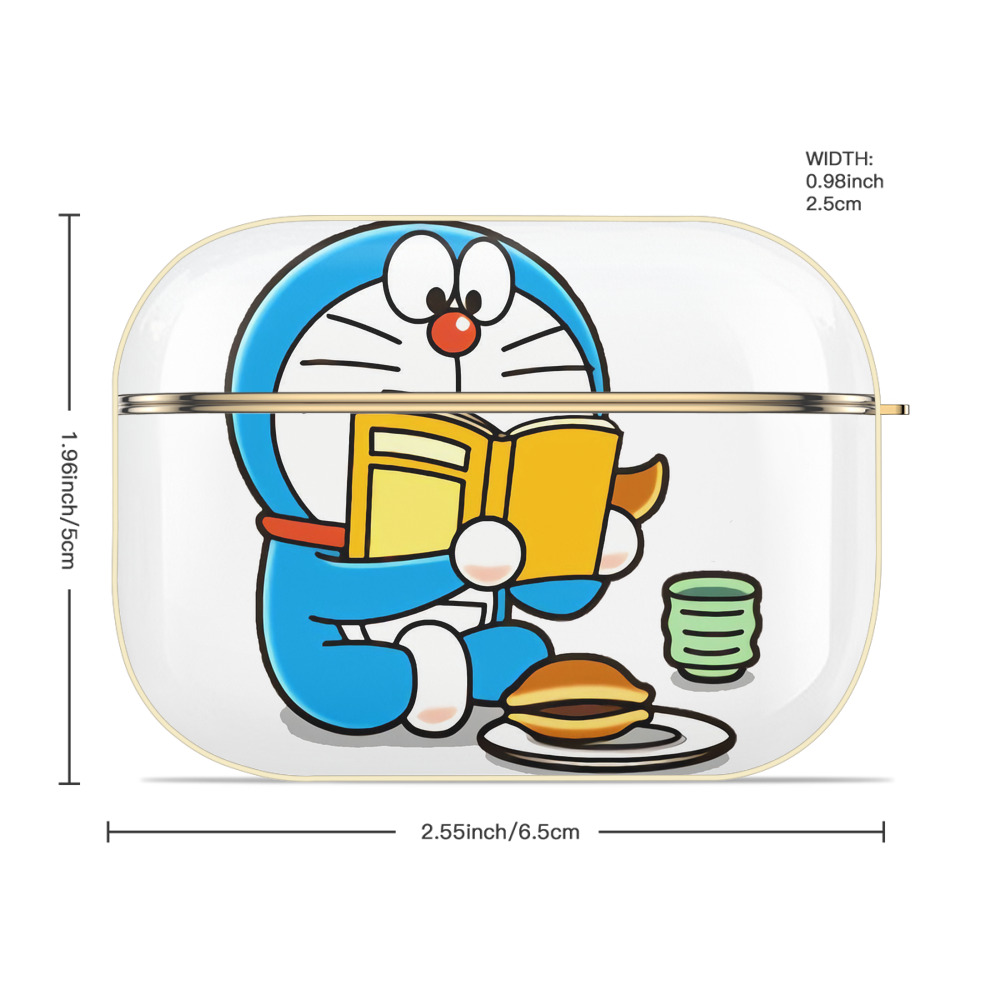 ドラえもん Doraemon 【AirPods Pro用】ハードシェル保護ケース｜耐衝撃・防指紋・カラビナ付き商品仕様