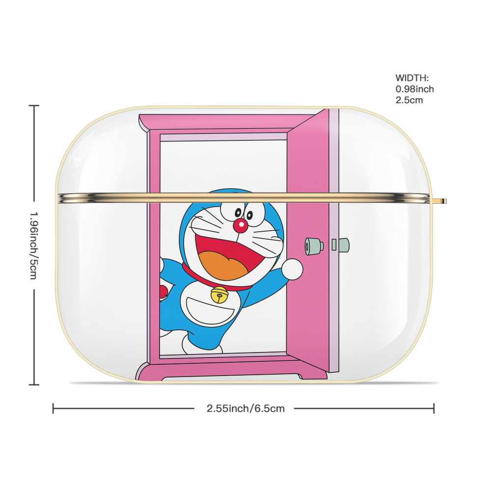 ドラえもん Doraemon 【AirPods Pro用】ハードシェル保護ケース｜耐衝撃・防指紋・カラビナ付き商品仕様