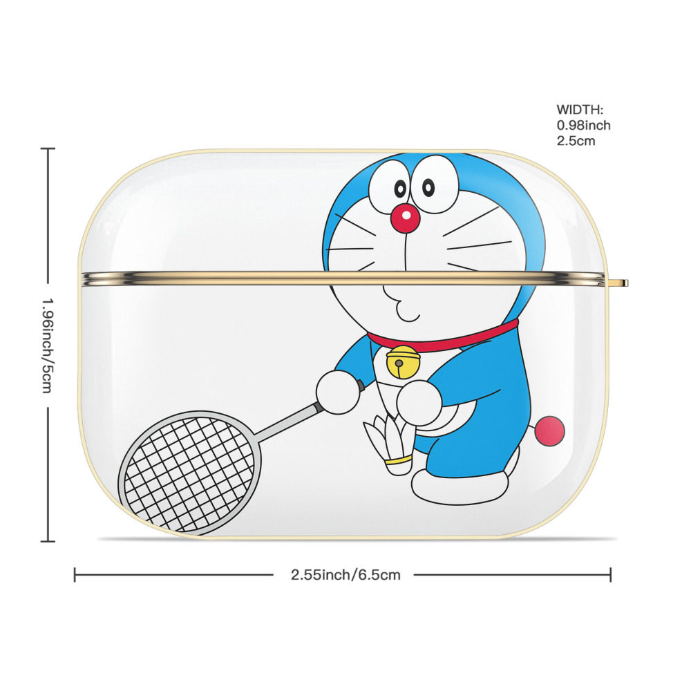 ドラえもん Doraemon 【AirPods Pro用】ハードシェル保護ケース｜耐衝撃・防指紋・カラビナ付き商品仕様