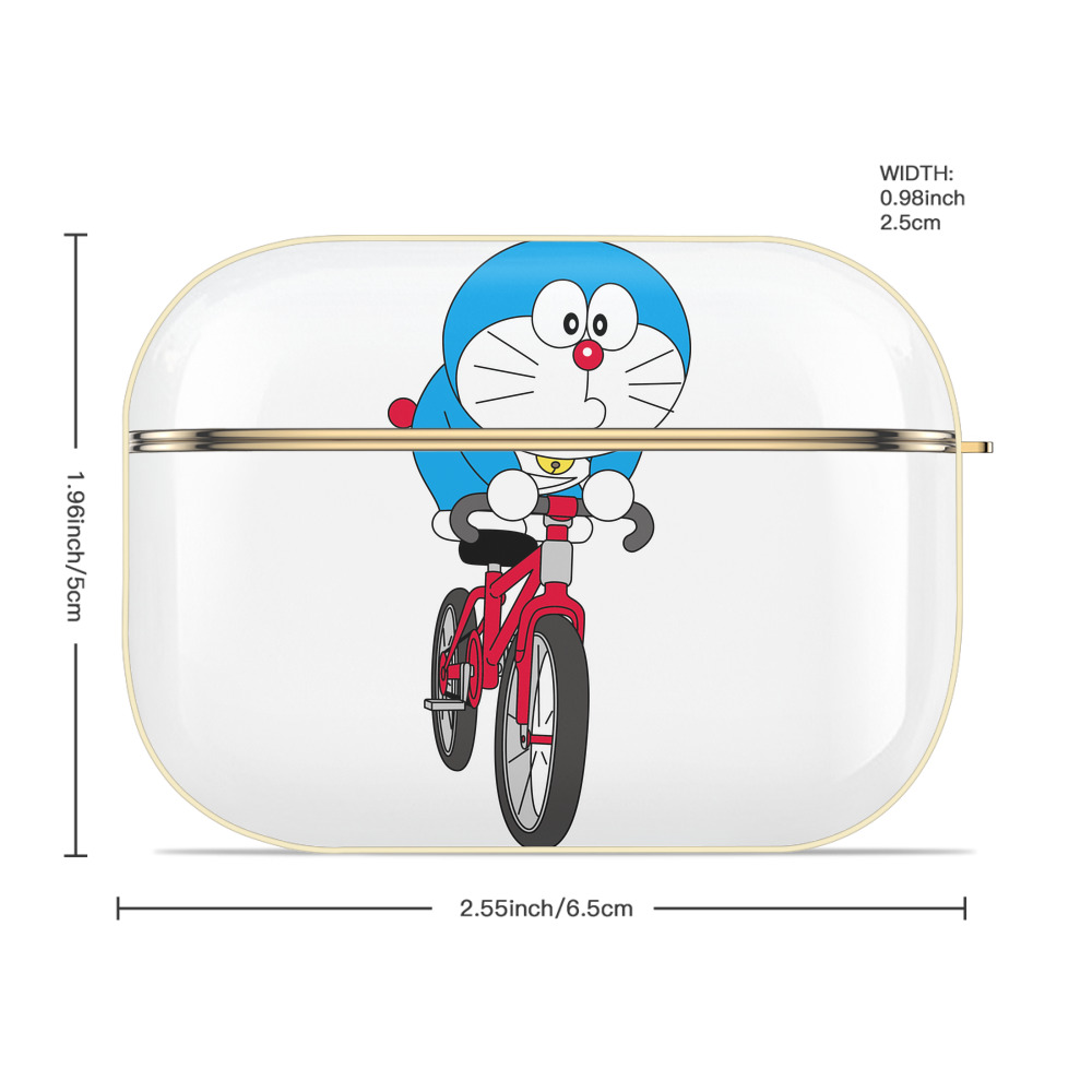 ドラえもん Doraemon 【AirPods Pro用】ハードシェル保護ケース｜耐衝撃・防指紋・カラビナ付き商品仕様