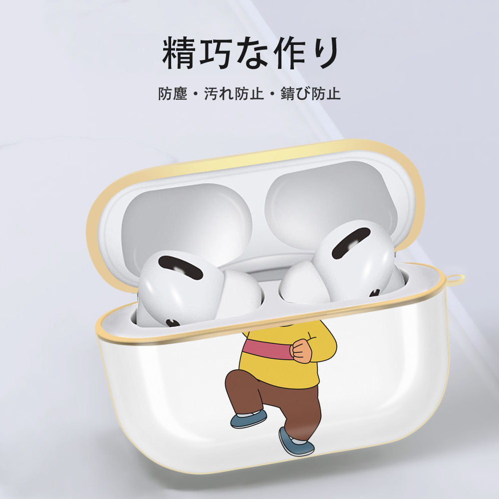 ドラえもん 剛田武 Doraemon Gouta Takeshi 【AirPods Pro用】ハードシェル保護ケース｜耐衝撃・防指紋・カラビナ付き商品仕様