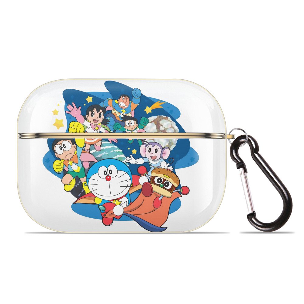 （画像用） ドラえもん Doraemon 【AirPods Pro用】ハードシェル保護ケース｜耐衝撃・防指紋・カラビナ付き商品仕様