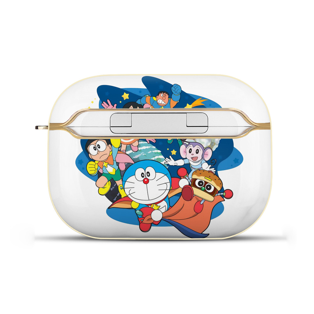 （画像用） ドラえもん Doraemon 【AirPods Pro用】ハードシェル保護ケース｜耐衝撃・防指紋・カラビナ付き商品仕様