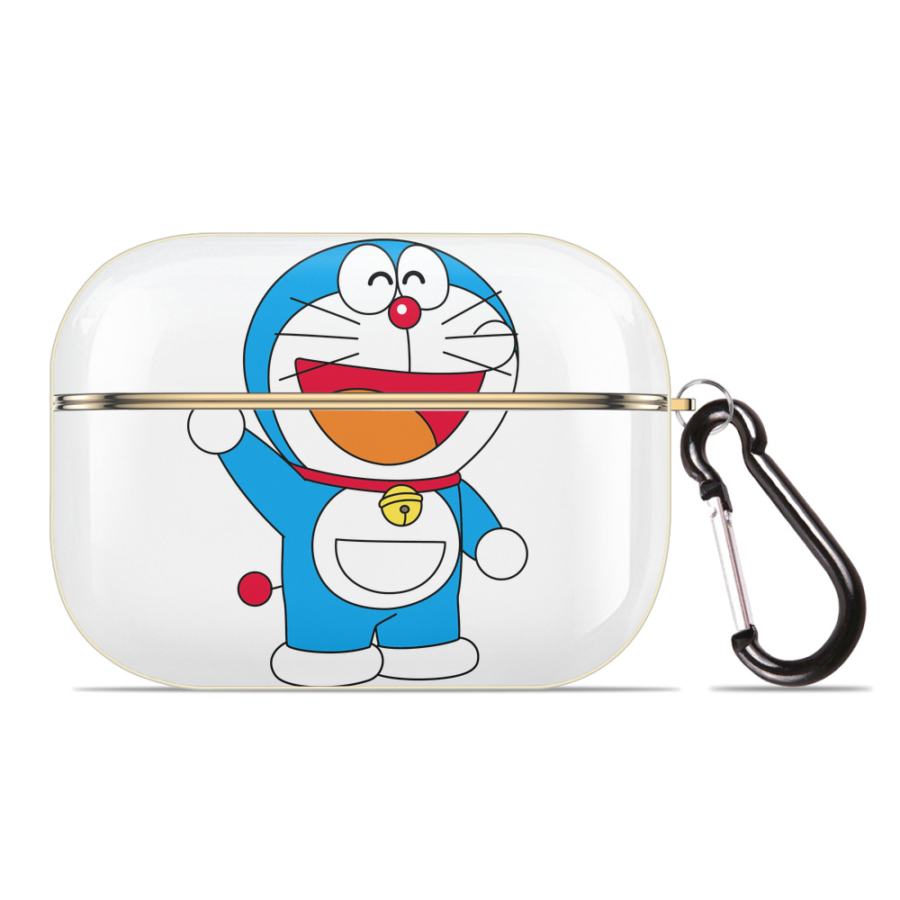 （画像用） ドラえもん Doraemon 【AirPods Pro用】ハードシェル保護ケース｜耐衝撃・防指紋・カラビナ付き商品仕様