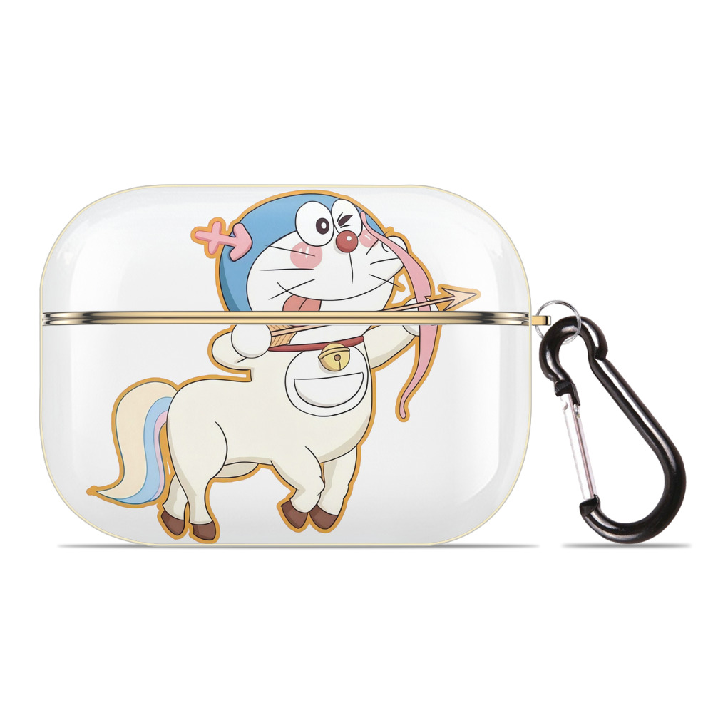 （画像用） ドラえもん Doraemon 【AirPods Pro用】ハードシェル保護ケース｜耐衝撃・防指紋・カラビナ付き商品仕様