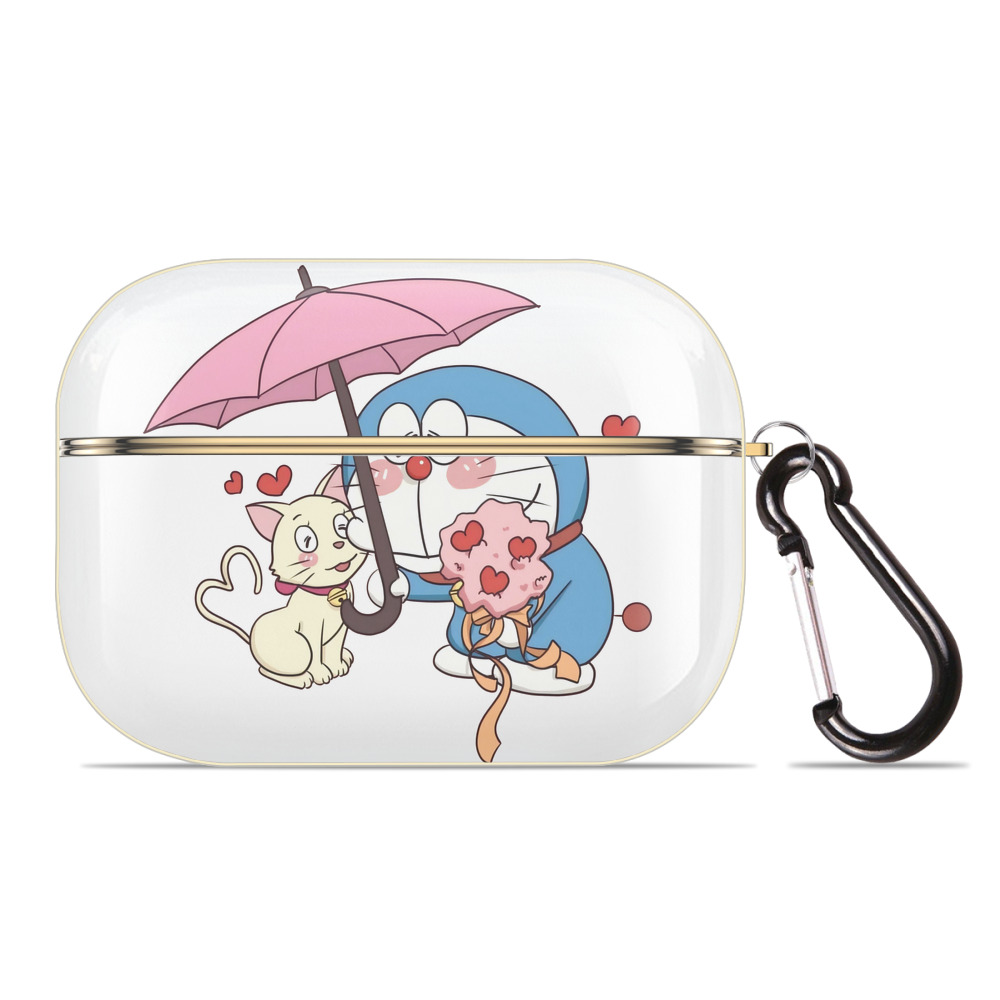 （画像用） ドラえもん Doraemon 【AirPods Pro用】ハードシェル保護ケース｜耐衝撃・防指紋・カラビナ付き商品仕様