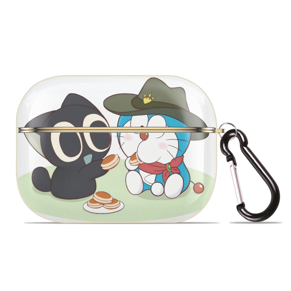 （画像用） ドラえもん Doraemon 【AirPods Pro用】ハードシェル保護ケース｜耐衝撃・防指紋・カラビナ付き商品仕様