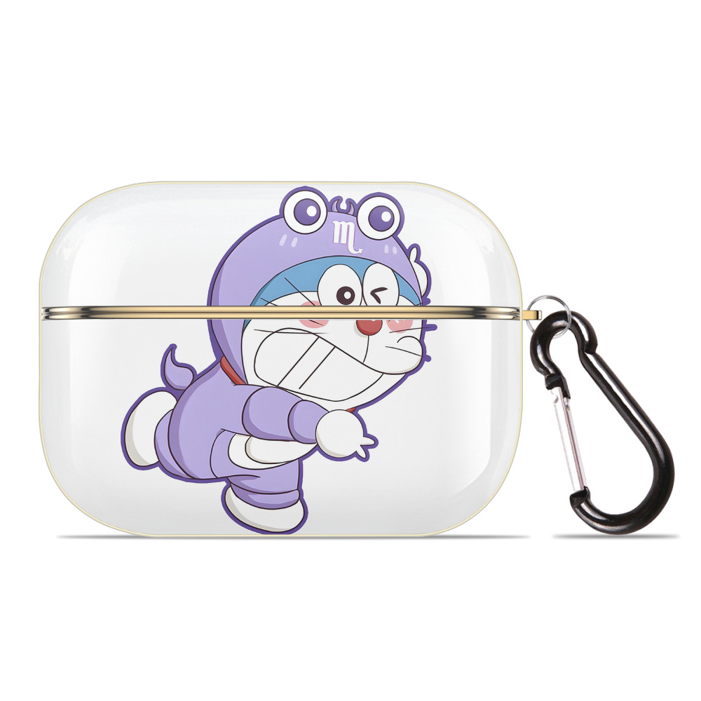 （画像用） ドラえもん Doraemon 【AirPods Pro用】ハードシェル保護ケース｜耐衝撃・防指紋・カラビナ付き商品仕様