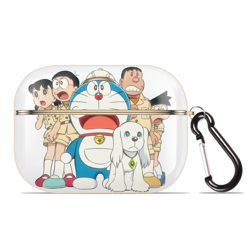 （画像用） ドラえもん Doraemon 【AirPods Pro用】ハードシェル保護ケース｜耐衝撃・防指紋・カラビナ付き商品仕様