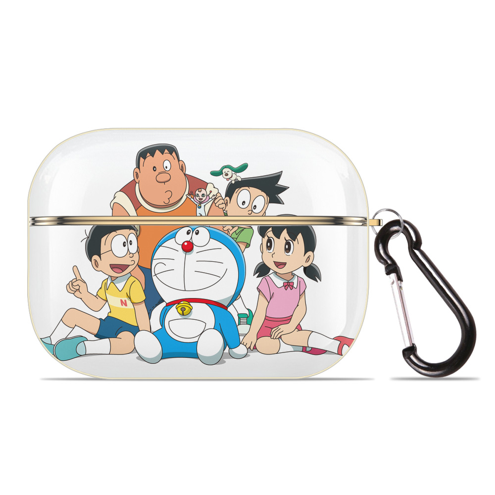 （画像用） ドラえもん Doraemon 【AirPods Pro用】ハードシェル保護ケース｜耐衝撃・防指紋・カラビナ付き商品仕様