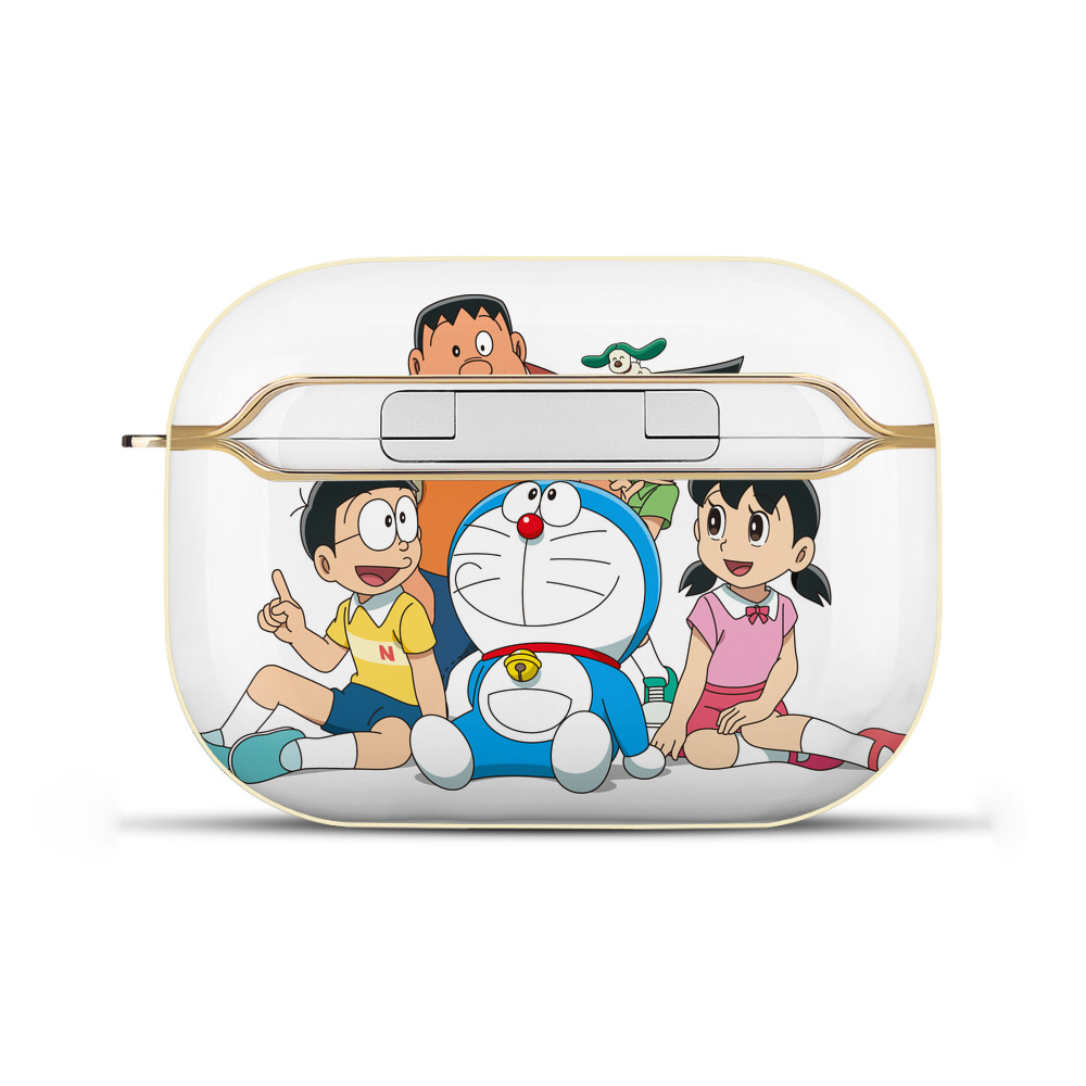 （画像用） ドラえもん Doraemon 【AirPods Pro用】ハードシェル保護ケース｜耐衝撃・防指紋・カラビナ付き商品仕様
