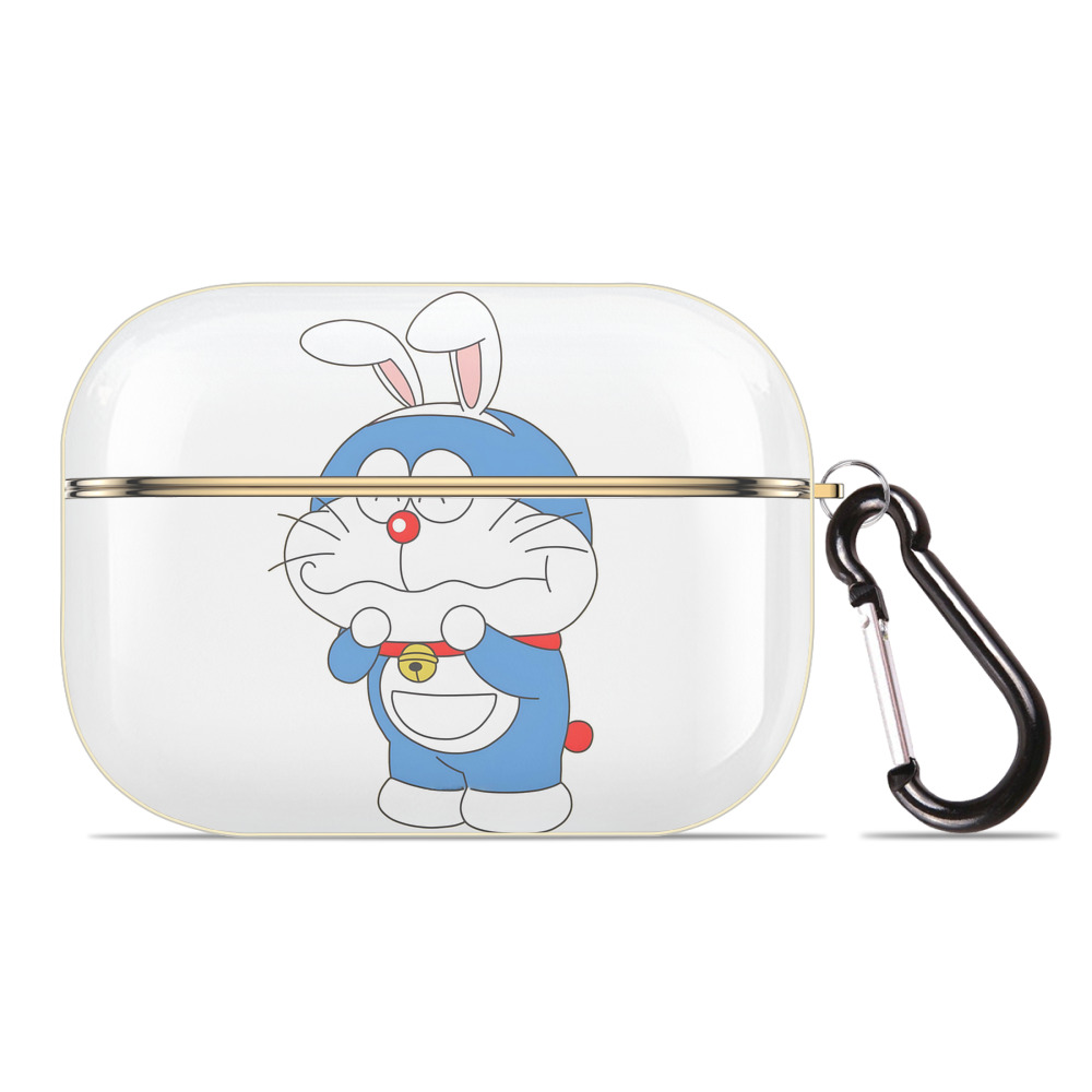 （画像用） ドラえもん Doraemon 【AirPods Pro用】ハードシェル保護ケース｜耐衝撃・防指紋・カラビナ付き商品仕様
