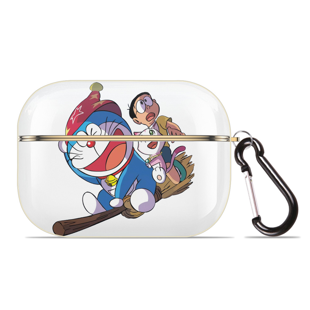（画像用） ドラえもん Doraemon 【AirPods Pro用】ハードシェル保護ケース｜耐衝撃・防指紋・カラビナ付き商品仕様