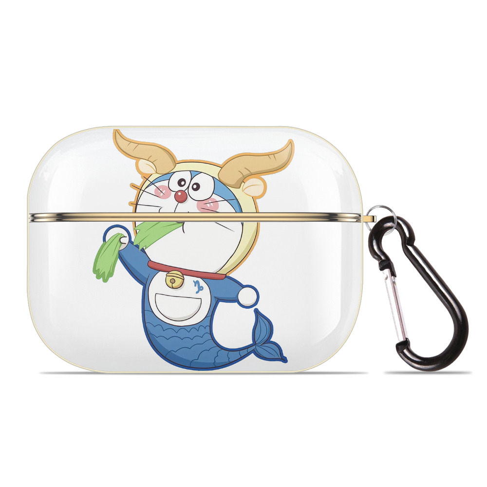 （画像用） ドラえもん Doraemon 【AirPods Pro用】ハードシェル保護ケース｜耐衝撃・防指紋・カラビナ付き商品仕様