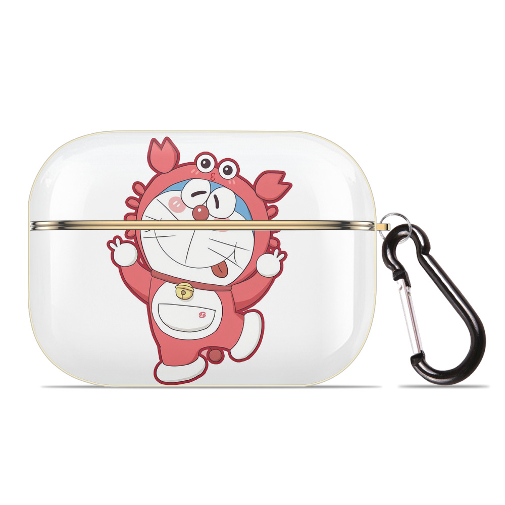 （画像用） ドラえもん Doraemon 【AirPods Pro用】ハードシェル保護ケース｜耐衝撃・防指紋・カラビナ付き商品仕様