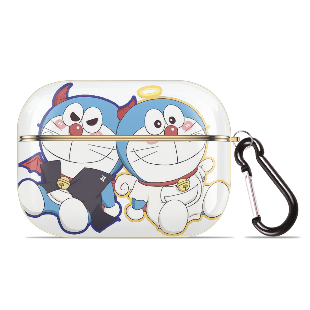 （画像用） ドラえもん Doraemon 【AirPods Pro用】ハードシェル保護ケース｜耐衝撃・防指紋・カラビナ付き商品仕様