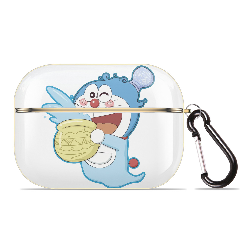 （画像用） ドラえもん Doraemon 【AirPods Pro用】ハードシェル保護ケース｜耐衝撃・防指紋・カラビナ付き商品仕様