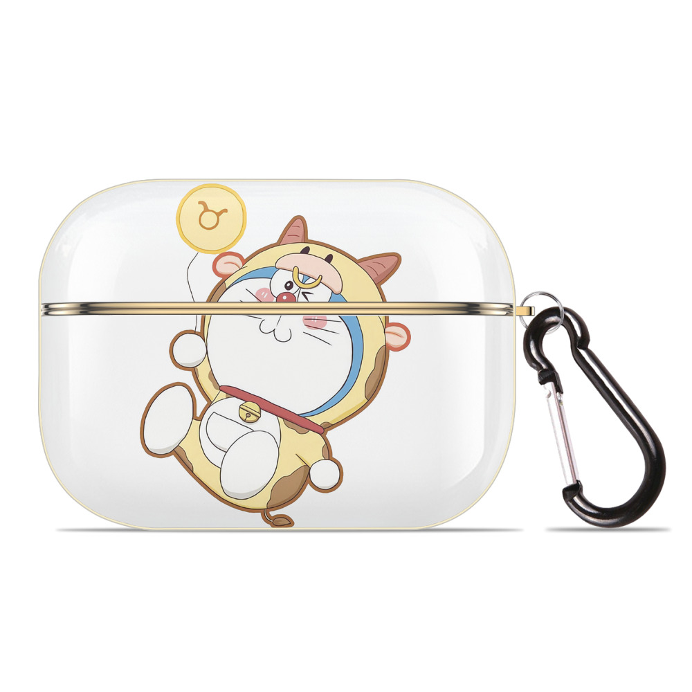 （画像用） ドラえもん Doraemon 【AirPods Pro用】ハードシェル保護ケース｜耐衝撃・防指紋・カラビナ付き商品仕様