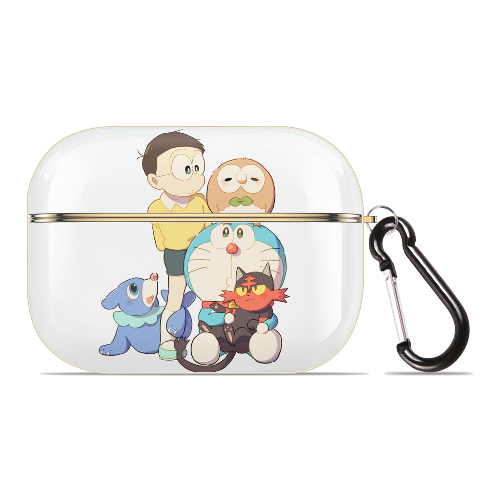 （画像用） ドラえもん Doraemon 【AirPods Pro用】ハードシェル保護ケース｜耐衝撃・防指紋・カラビナ付き商品仕様