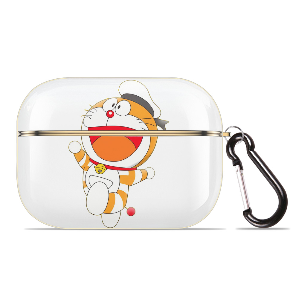 （画像用） ドラえもん Doraemon 【AirPods Pro用】ハードシェル保護ケース｜耐衝撃・防指紋・カラビナ付き商品仕様