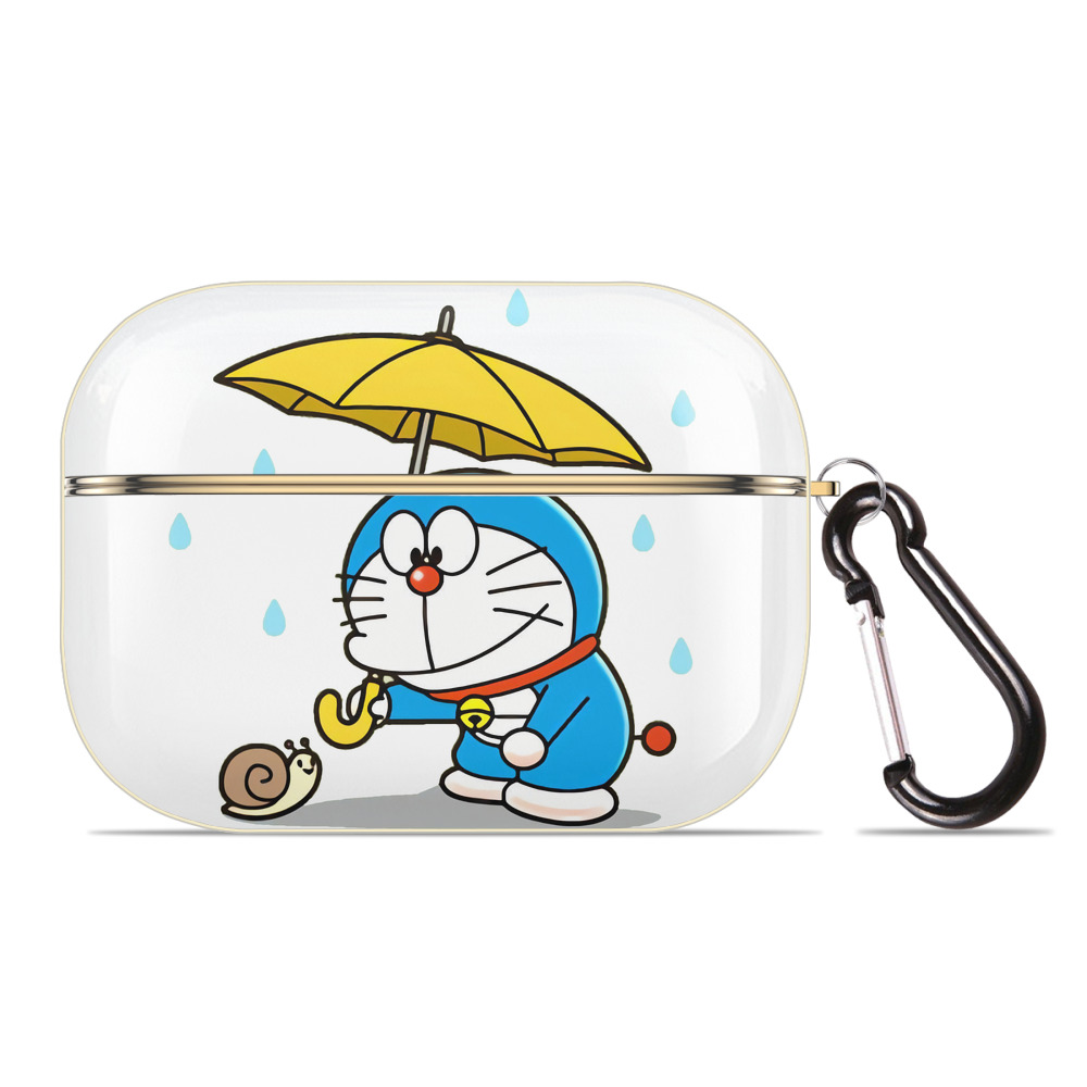 （画像用） ドラえもん Doraemon 【AirPods Pro用】ハードシェル保護ケース｜耐衝撃・防指紋・カラビナ付き商品仕様