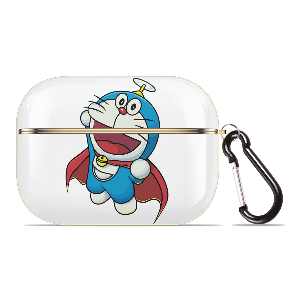 （画像用） ドラえもん Doraemon 【AirPods Pro用】ハードシェル保護ケース｜耐衝撃・防指紋・カラビナ付き商品仕様
