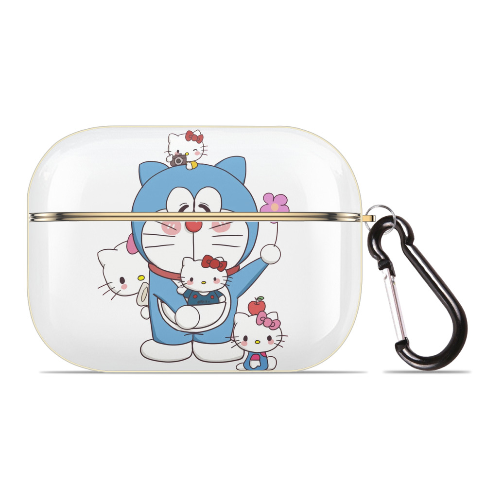 （画像用） ドラえもん Doraemon 【AirPods Pro用】ハードシェル保護ケース｜耐衝撃・防指紋・カラビナ付き商品仕様
