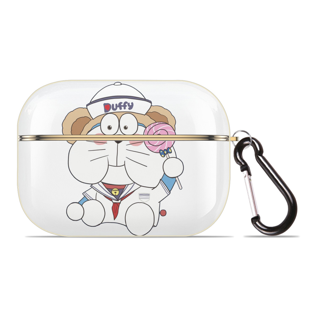 （画像用） ドラえもん Doraemon 【AirPods Pro用】ハードシェル保護ケース｜耐衝撃・防指紋・カラビナ付き商品仕様