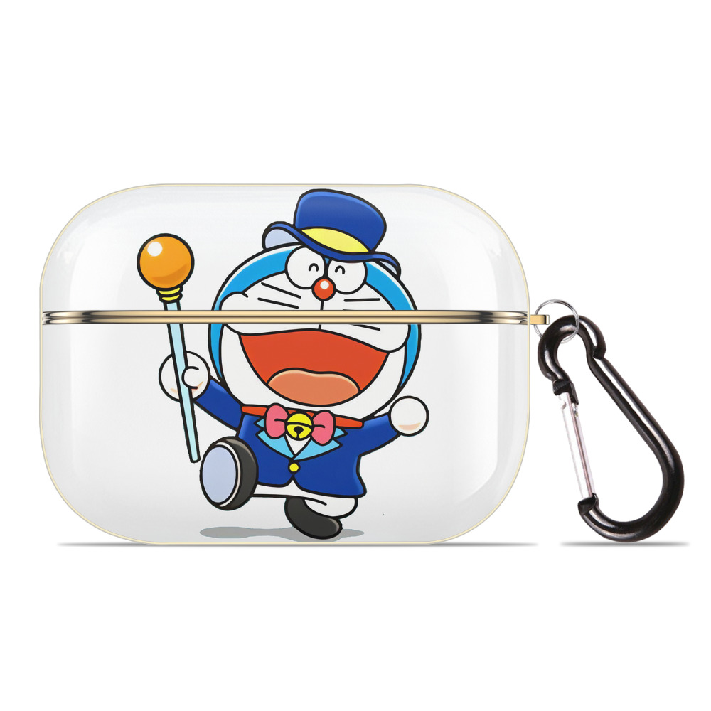 （画像用） ドラえもん Doraemon 【AirPods Pro用】ハードシェル保護ケース｜耐衝撃・防指紋・カラビナ付き商品仕様