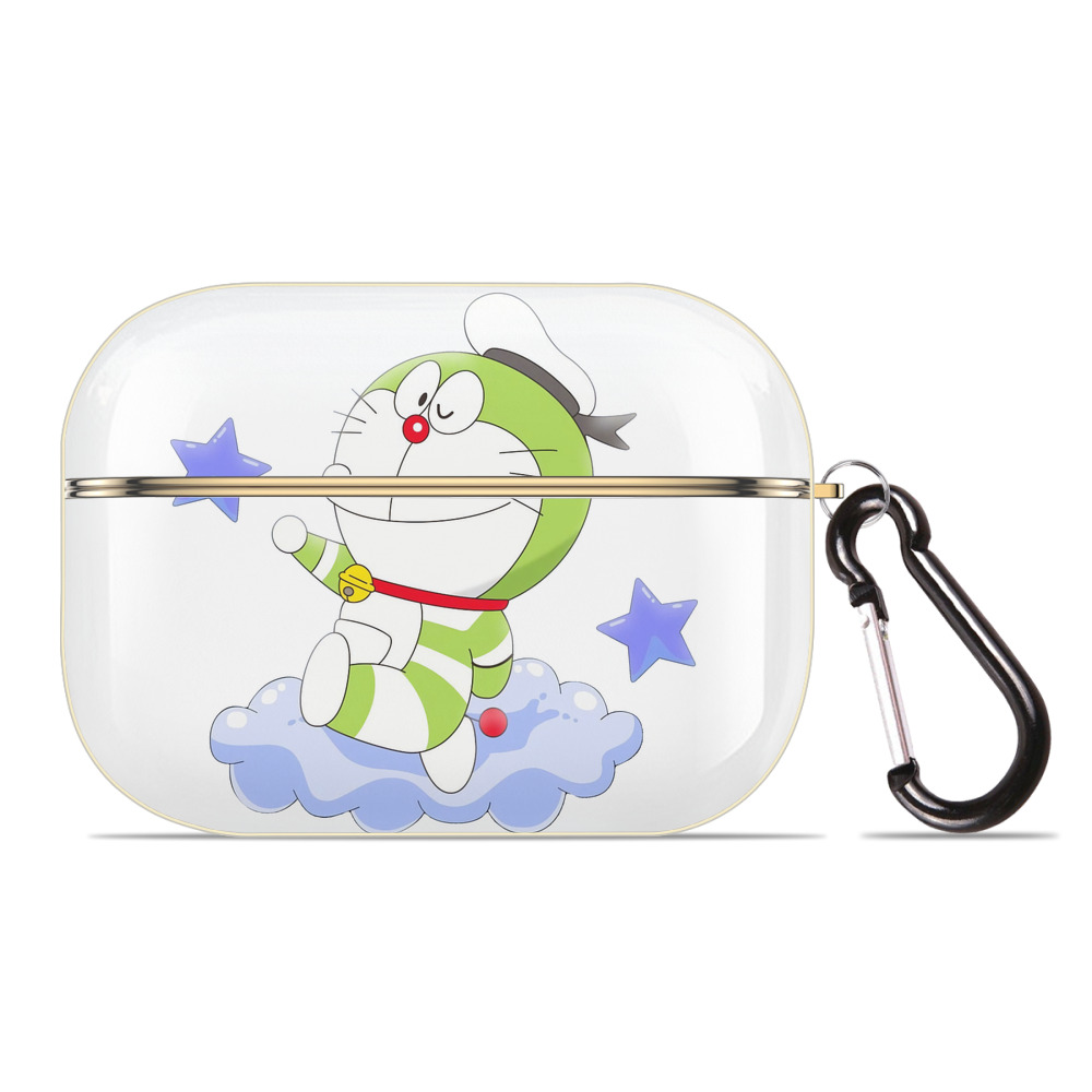 （画像用） ドラえもん Doraemon 【AirPods Pro用】ハードシェル保護ケース｜耐衝撃・防指紋・カラビナ付き商品仕様