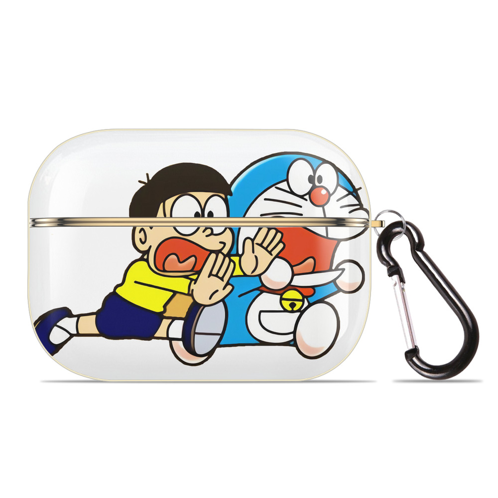 （画像用） ドラえもん Doraemon 【AirPods Pro用】ハードシェル保護ケース｜耐衝撃・防指紋・カラビナ付き商品仕様