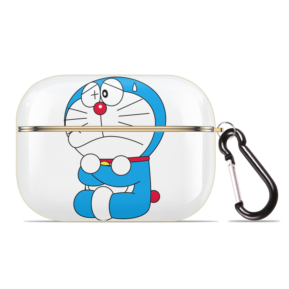 （画像用） ドラえもん Doraemon 【AirPods Pro用】ハードシェル保護ケース｜耐衝撃・防指紋・カラビナ付き商品仕様