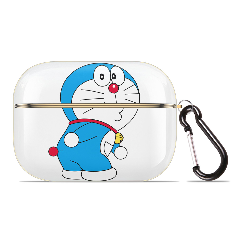 （画像用） ドラえもん Doraemon 【AirPods Pro用】ハードシェル保護ケース｜耐衝撃・防指紋・カラビナ付き商品仕様