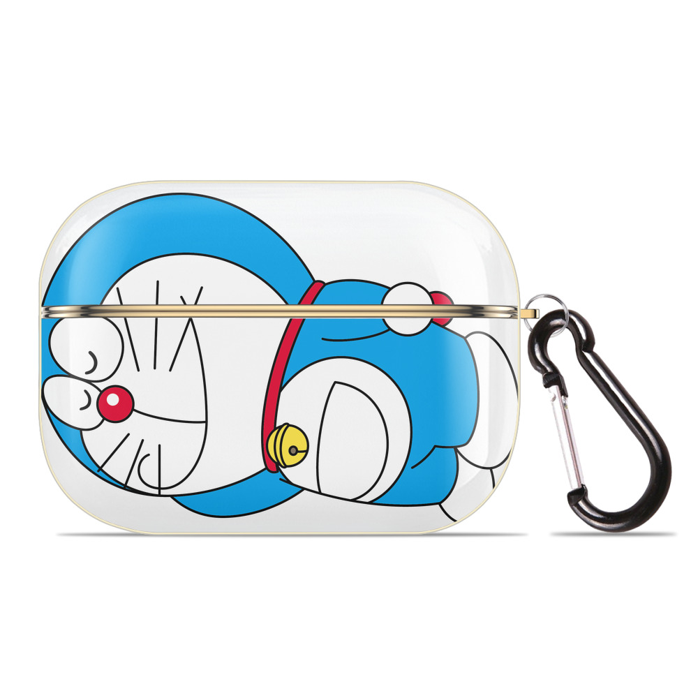 （画像用） ドラえもん Doraemon 【AirPods Pro用】ハードシェル保護ケース｜耐衝撃・防指紋・カラビナ付き商品仕様