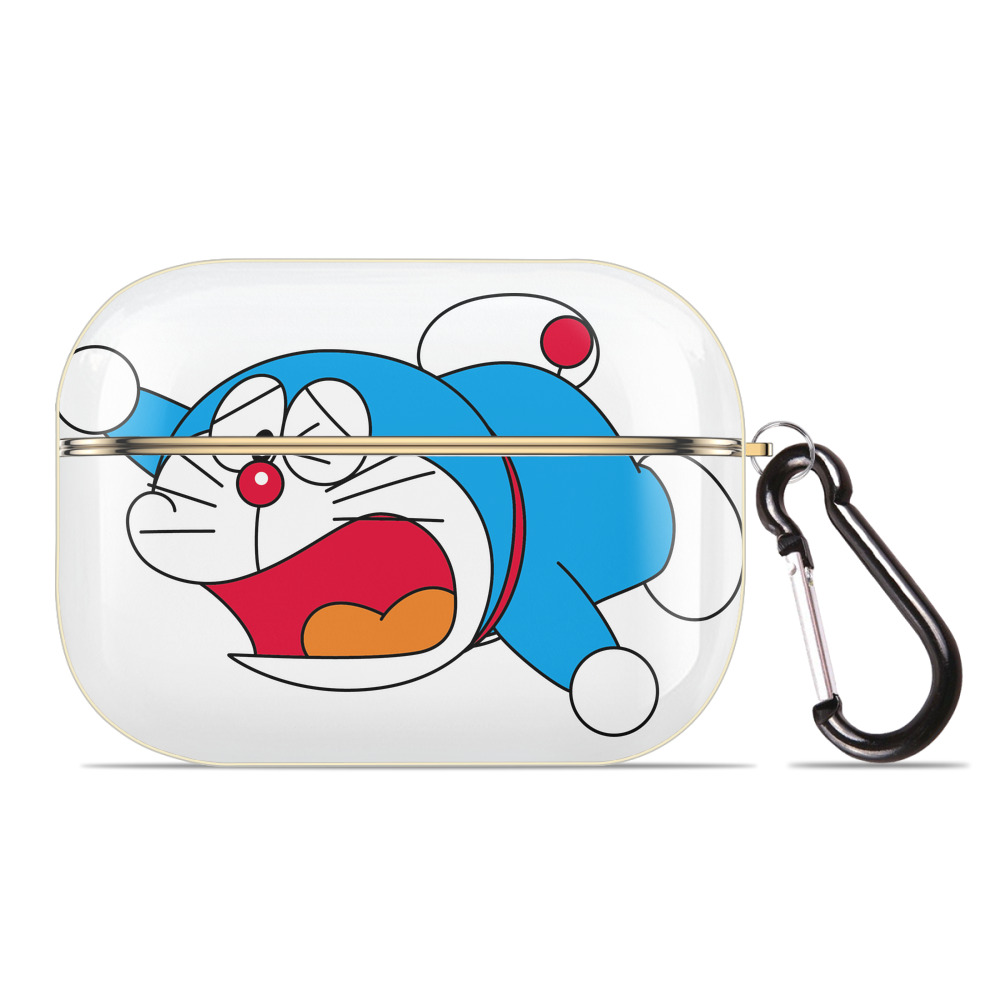 （画像用） ドラえもん Doraemon 【AirPods Pro用】ハードシェル保護ケース｜耐衝撃・防指紋・カラビナ付き商品仕様